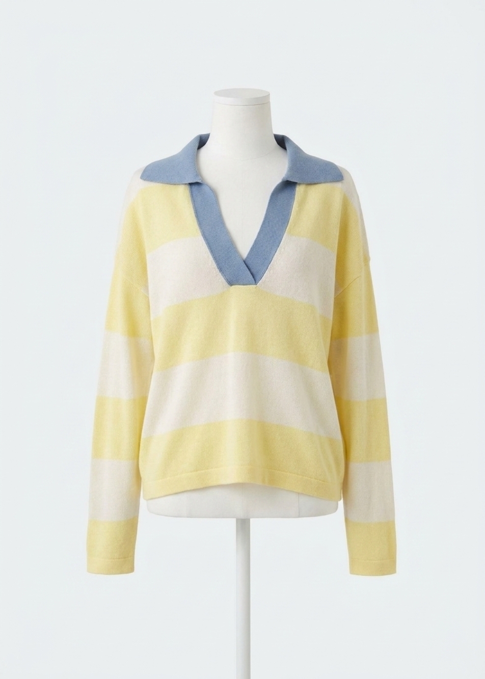 NEW FRNCH hydralis butter sweater in yellow